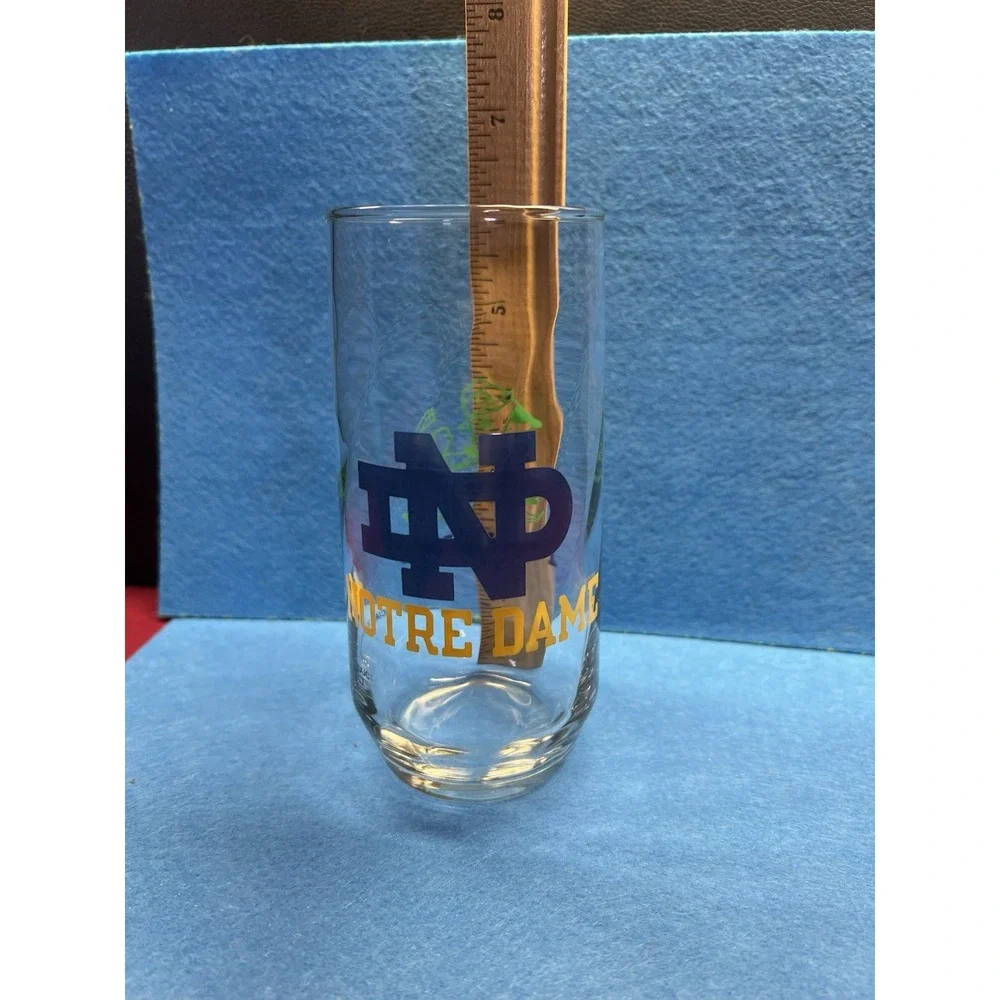 Vintage‎ Notre Dame Fighting Irish Drinking Glass Tumbler